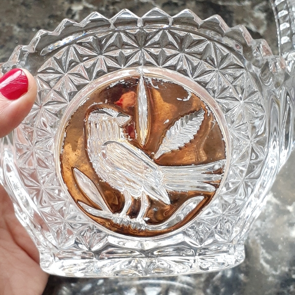 Vintage Hofbauer Byrdes Crystal Collection Basket - Picture 5 of 5